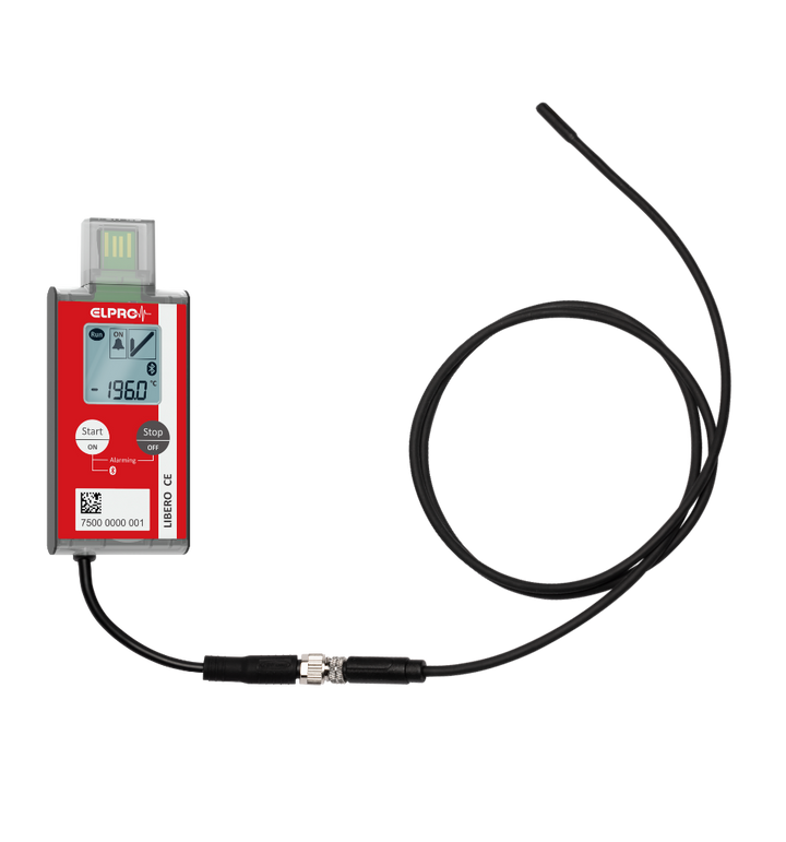 LIBERO CE with external Pt100 4-Wire Probe