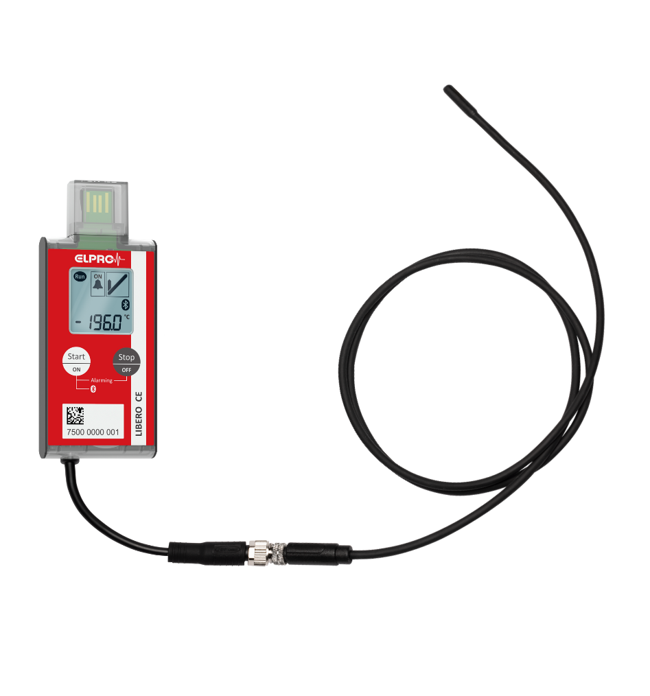LIBERO CE with external Pt100 4-Wire Probe